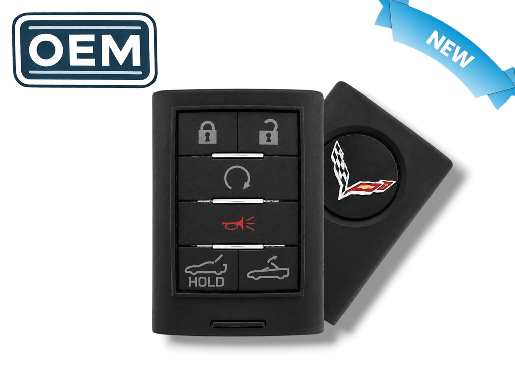 15-19 Chevrolet Corvette Smart Key 6-Button PN: 23465955 / NBGGD9C04 (OEM)
