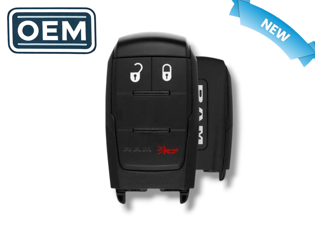 19-24 Ram 2500 5500 Smart Key 3-Button PN: 68475386AA / GQ4-76T (OEM)