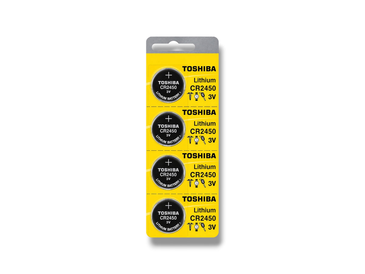 Toshiba - CR2450 - 3V Lithium Battery (4 Pack)