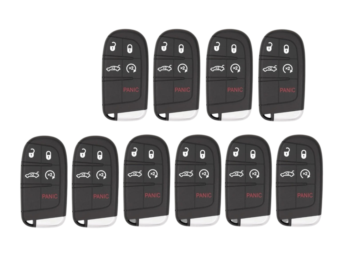 19-23 Chrysler Dodge Charger Challenger Smart Key 5-Button / M3M-40821302 / 4A Chip (Aftermarket) (10 Pack)