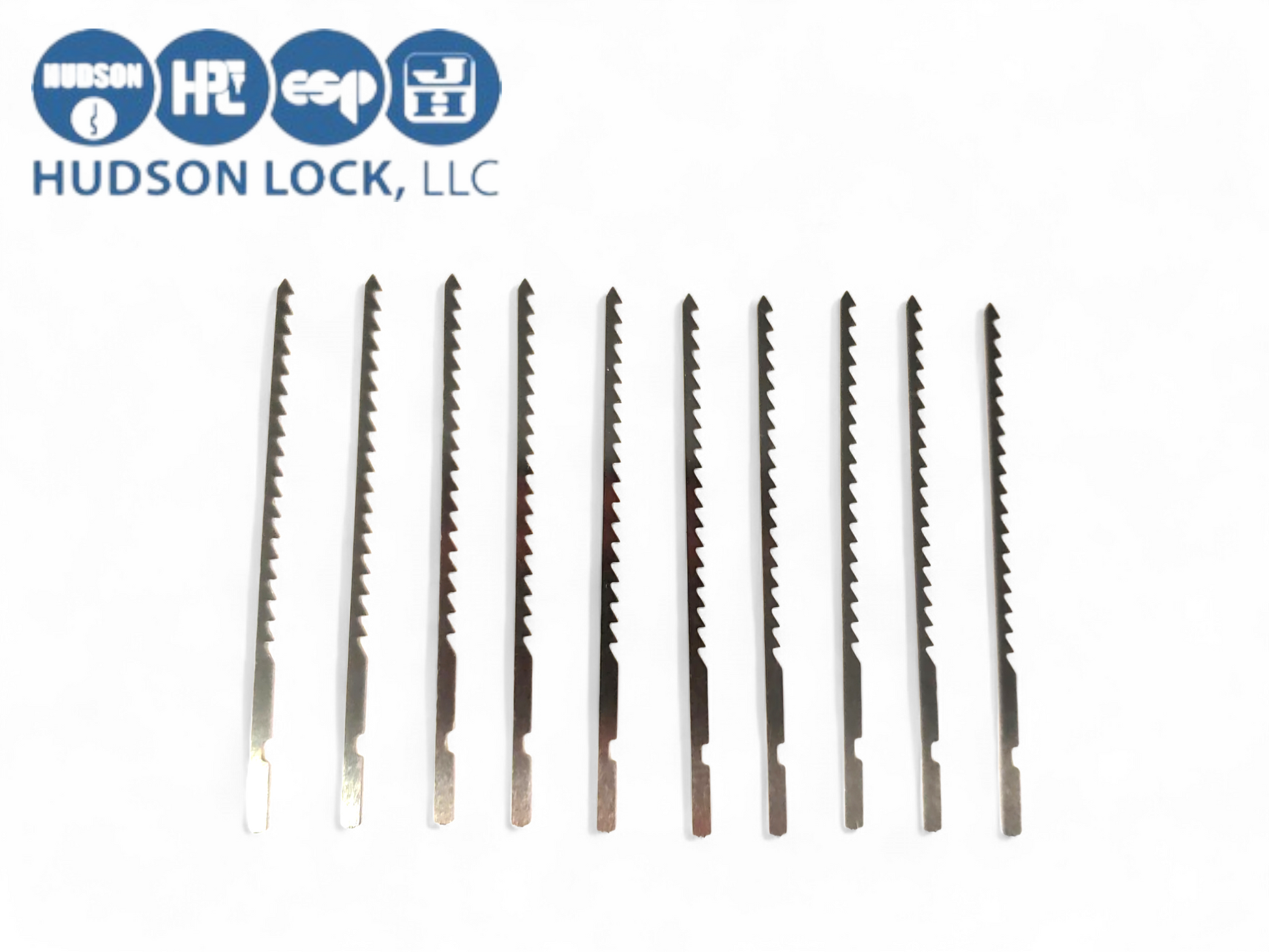 HPC-EZ-7A Saw Type Blades Replacement For Interchangeable Key Extractor Set (10 Pack)