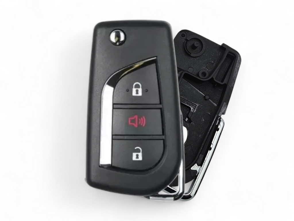 19-24 Toyota RAV4 Flip Remote 3-Button Shell FCC: GQ4-73T (Aftermarket)