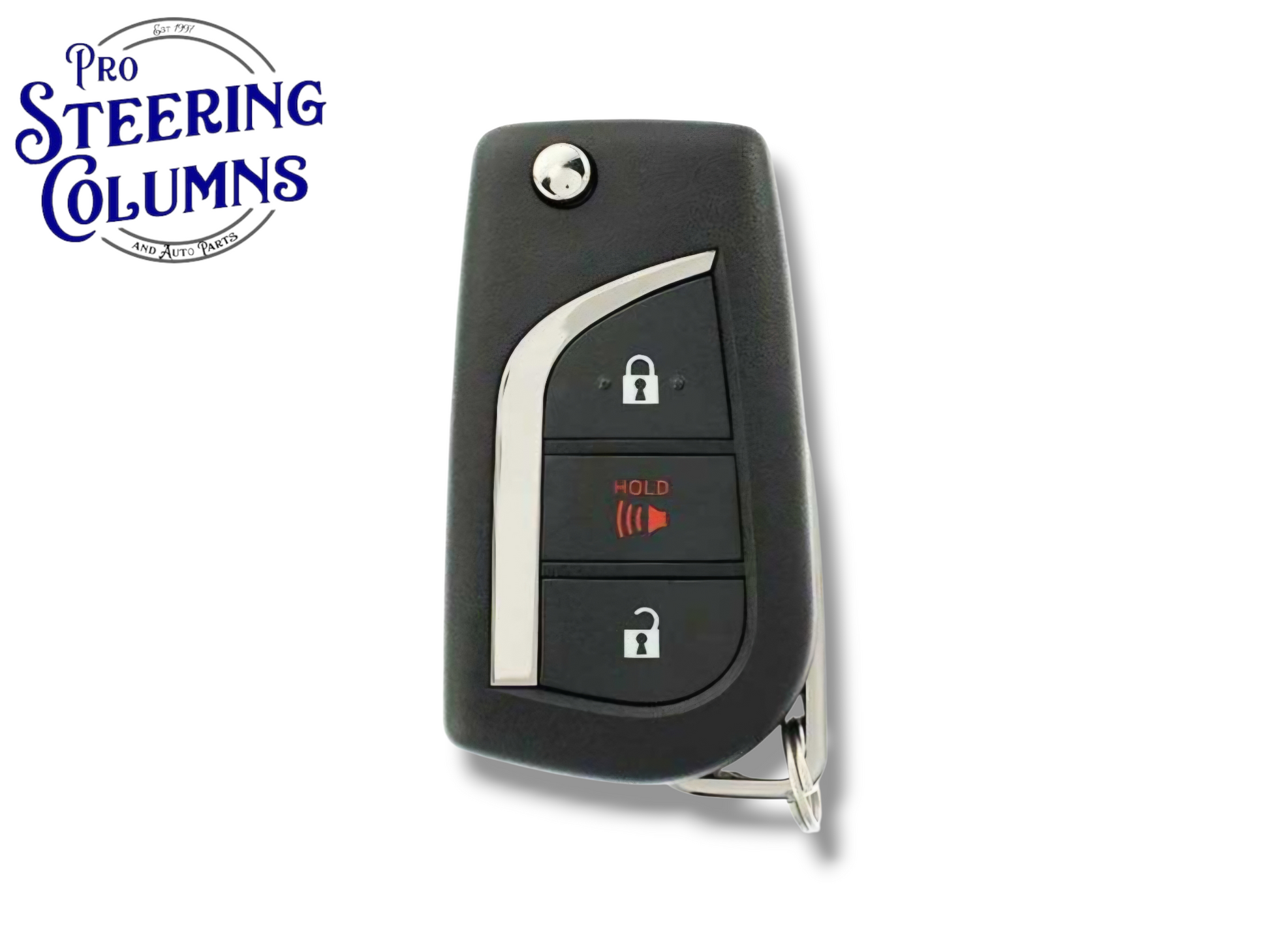 17-18 Toyota Corolla iM Flip Key 3-Button FCC: HYQ12BFA PN: 89070-12C20 (Aftermarket)