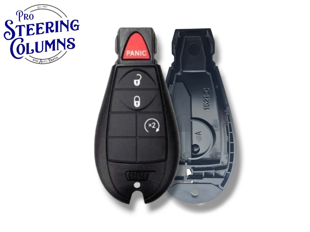 13-24 Dodge Ram Fobik Key SHELL 4-Button FCC: GQ4-53T PN: 68105081AE (Aftermarket)