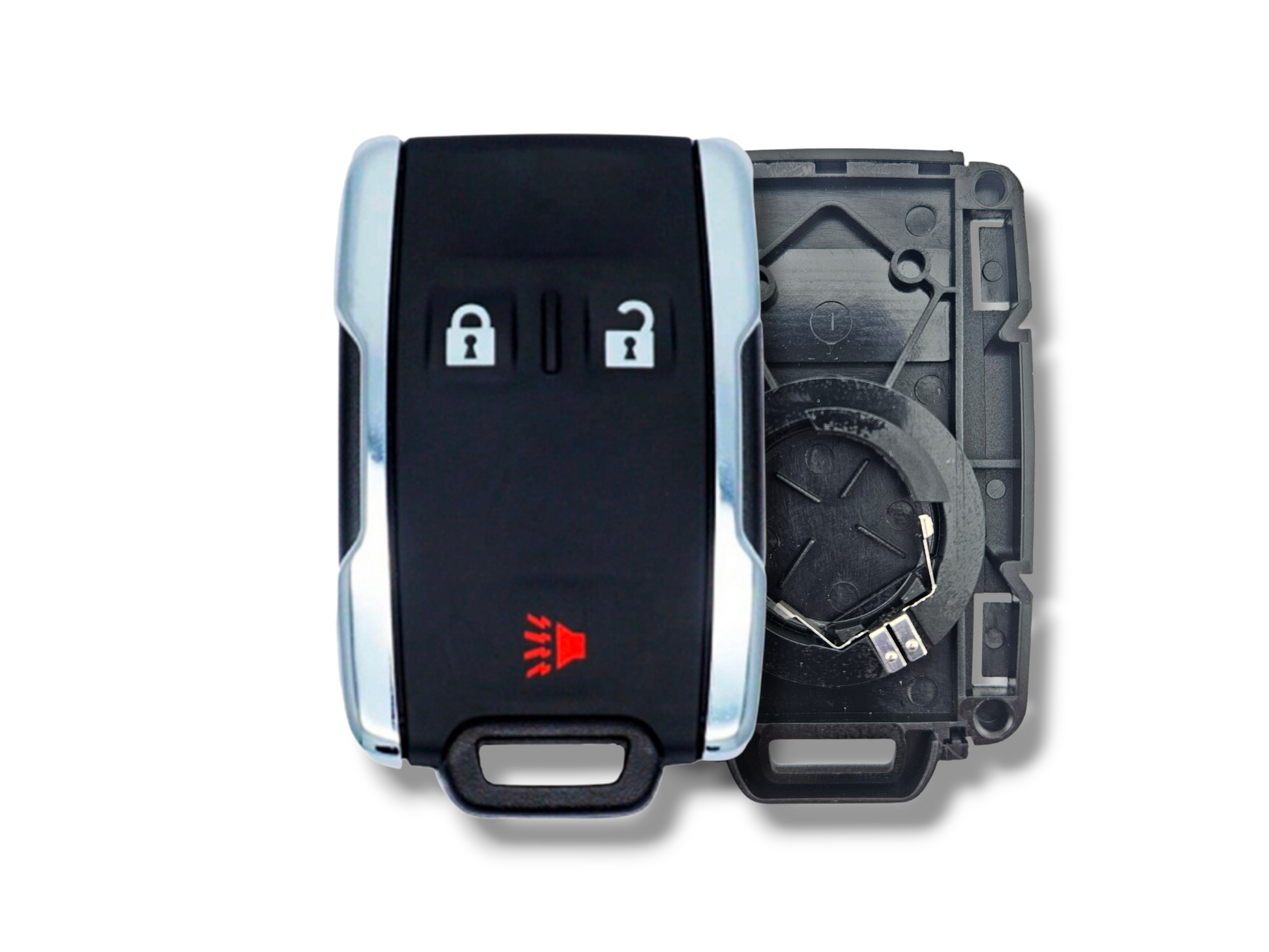 14-22 GM Keyless Entry SHELL 3-Button FCC: M3N-32337100 PN: 13577770 (Chrome) (Aftermarket)