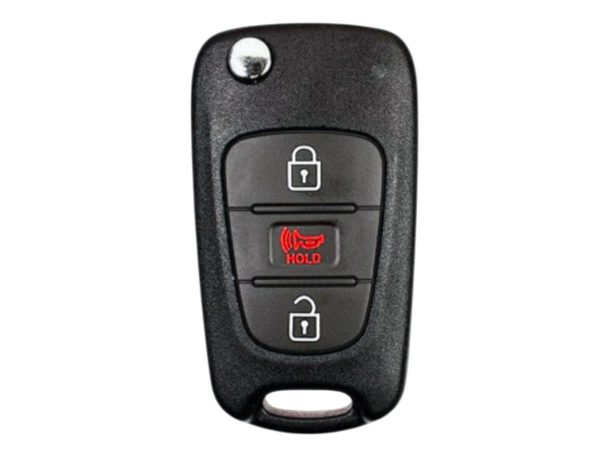 10-13 Kia Soul Flip Key 3-Button FCC: NY0SEKSAM11ATX PN: 95430-2K250 (Aftermarket)
