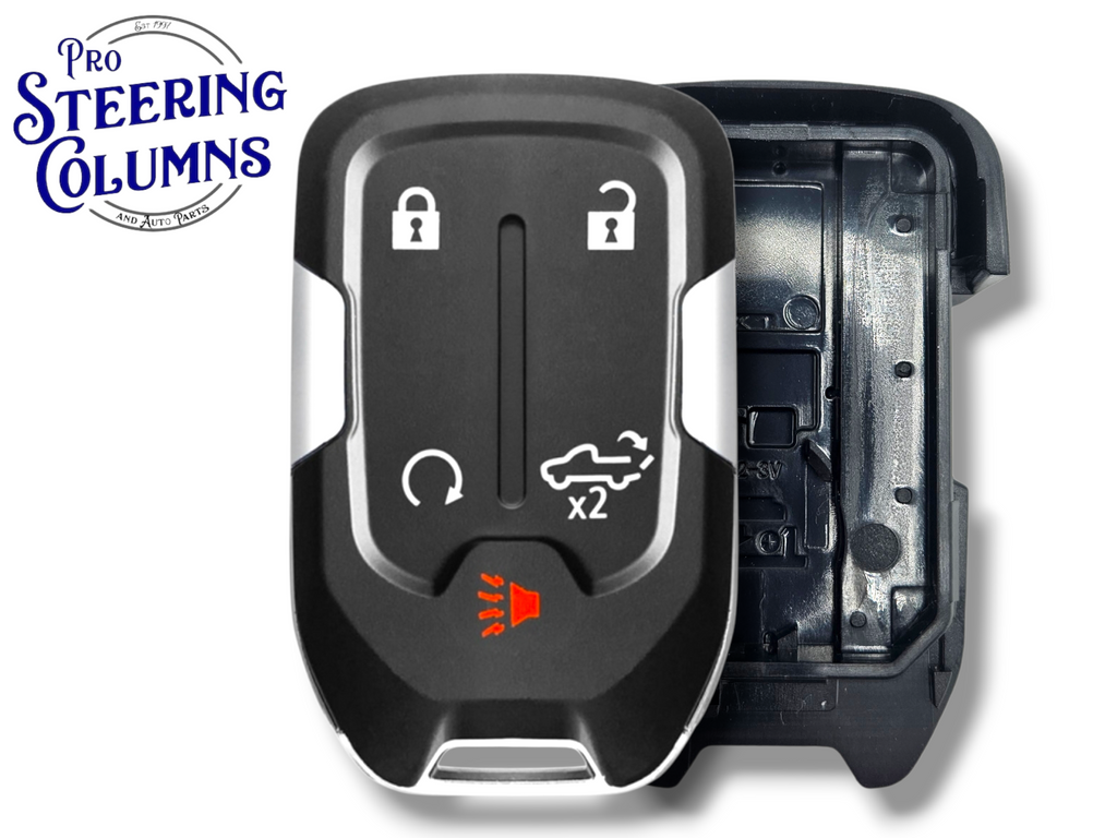 19-22 GM Silverado Smart Key SHELL 5-Button HYQ1EA PN: 13529632 (Aftermarket)
