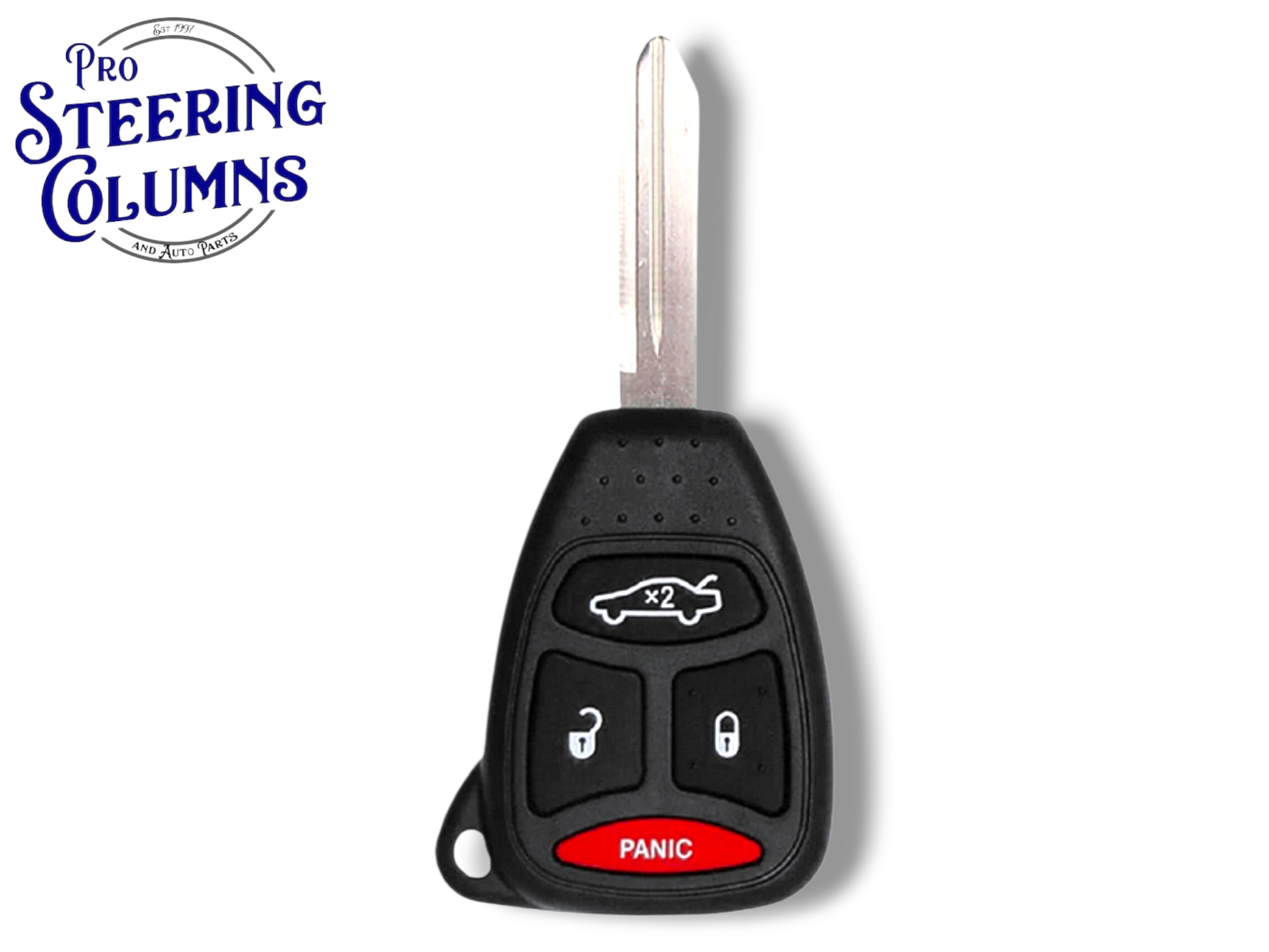 05-10 Chrysler Dodge Jeep Remote Head Key 4-Button KOBDT04A / PN: 56038757AE (Aftermarket)