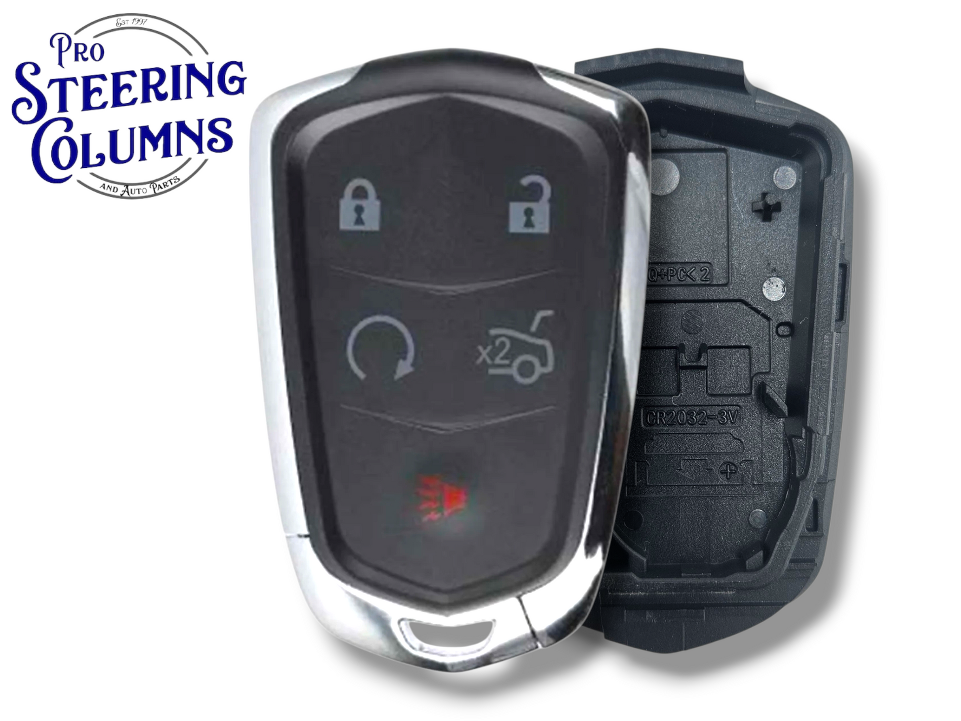 15-19 Cadillac Smart Key SHELL 5-Button HYQ2AB / HYQ2EB (Aftermarket)