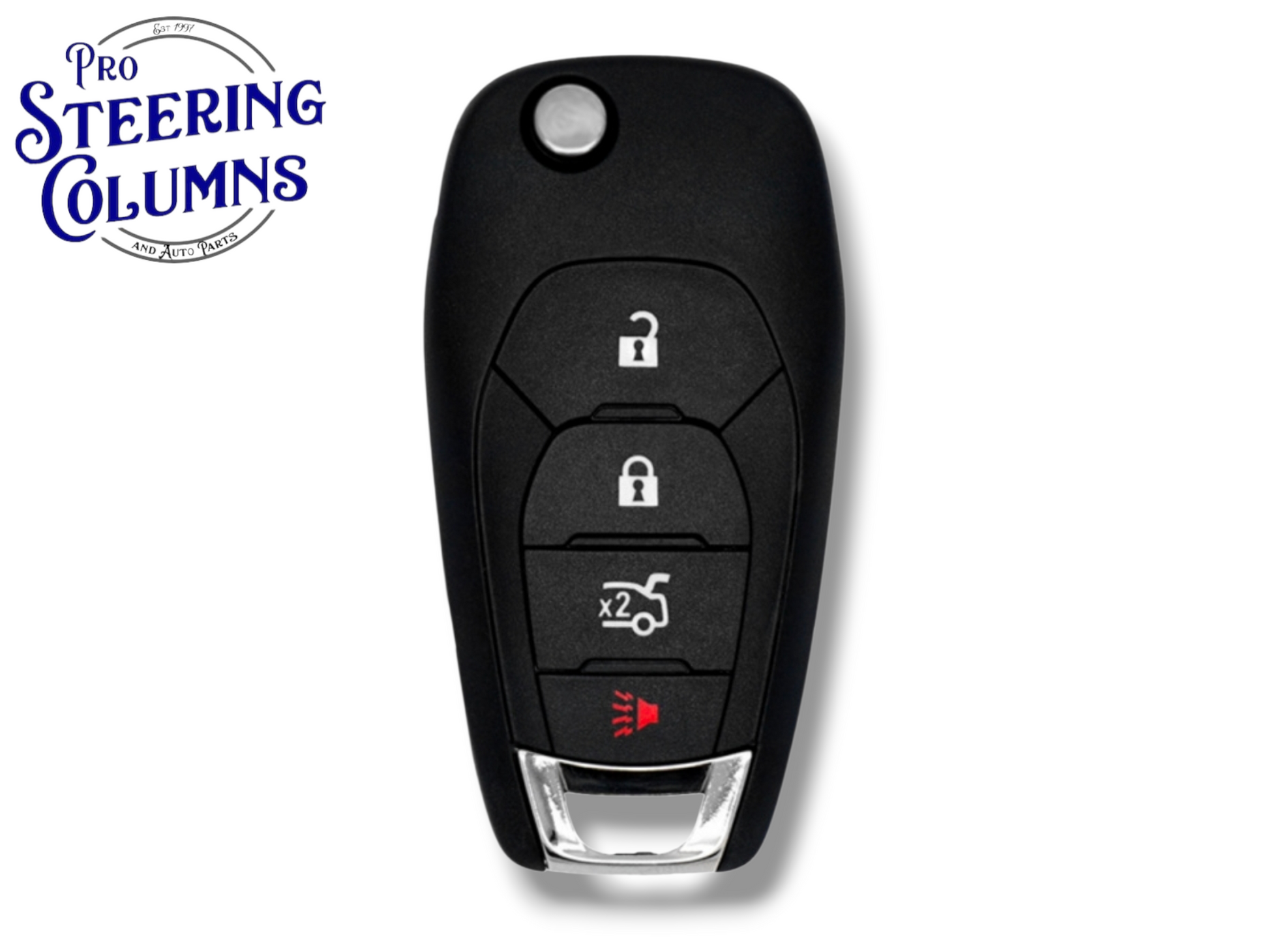 16-19 Chevrolet Cruze Flip Key 4-Button PN: 13514135 / LXP-T004 / 433 MHz (Aftermarket)