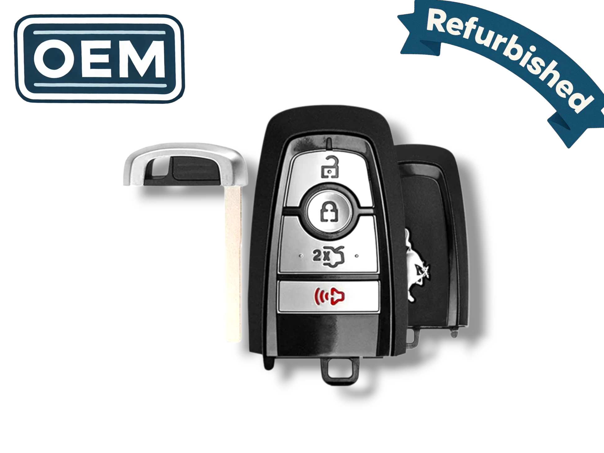18-22 Ford Mustang Smart Key 4-Button PN: 164-R8159 / M3N-A2C931423 (OEM Refurb)