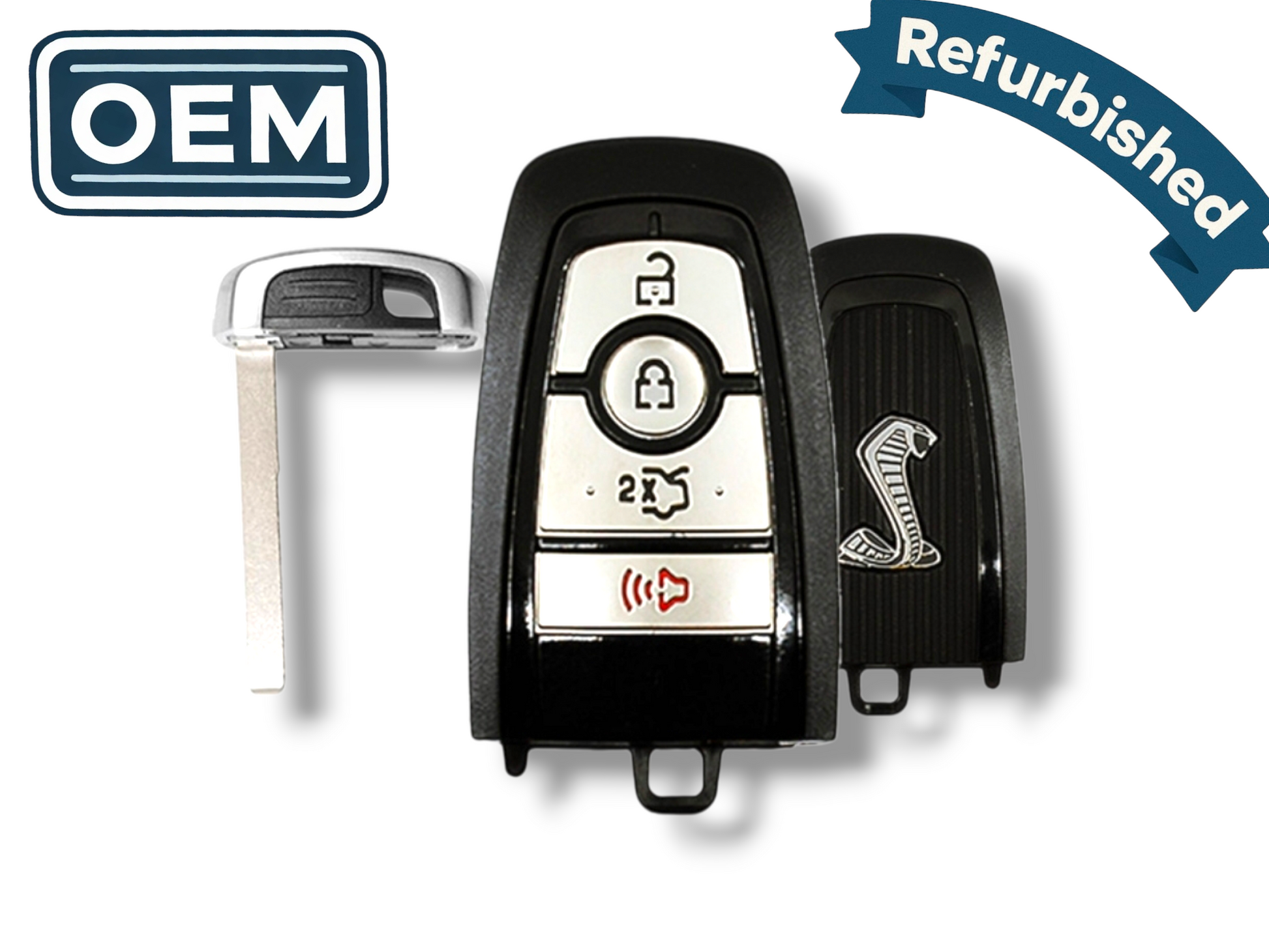 18-22 Ford Mustang Smart Key 4-Button PN: 164-R8187 / M3N-A2C931423 (OEM Refurb)