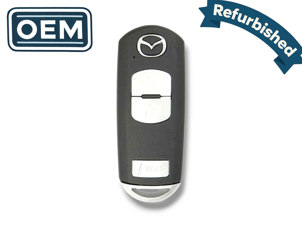 14-20 Mazda Smart Key 3-Button PN: KDY3-67-5DY / WAZSKE13D02 (OEM Refurb)