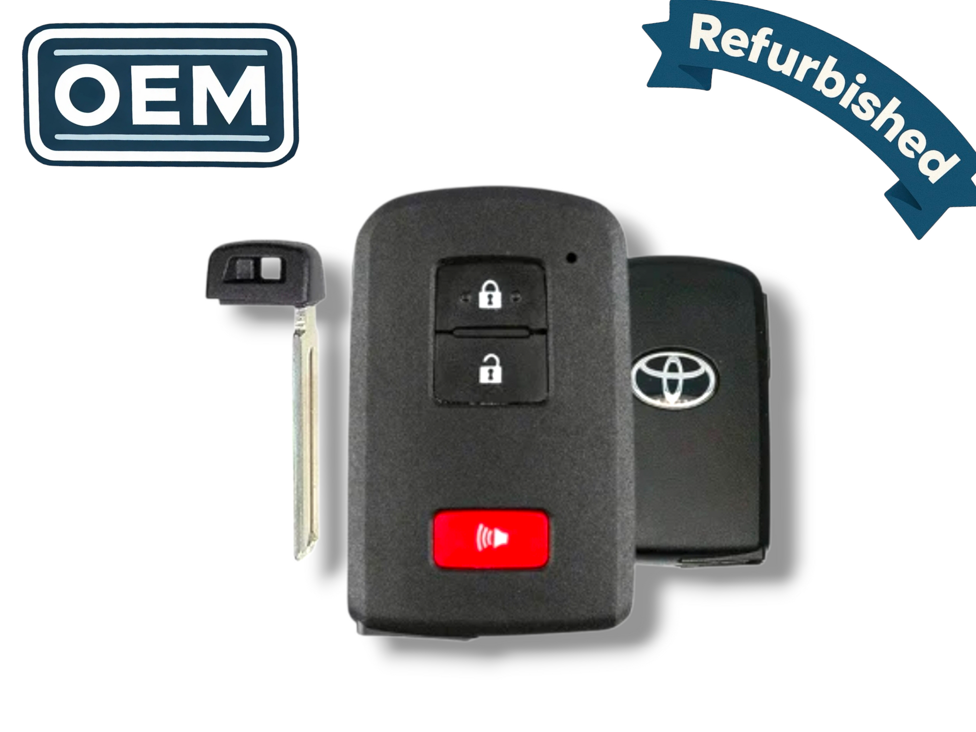 21-23 Toyota Smart Key 3-Button PN: 89904-35060 / HYQ14FBB / Board 0010 (OEM Refurb)