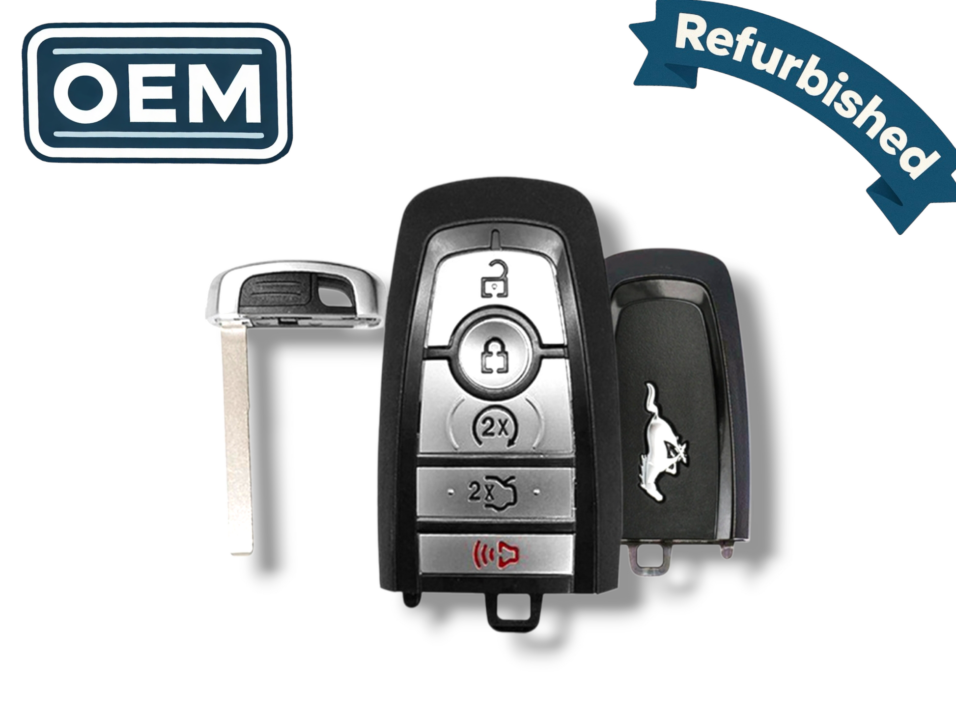 18-23 Ford Mustang Smart Key 5-Button PN: 164-R8162 / M3N-A2C931426 (OEM Refurb)