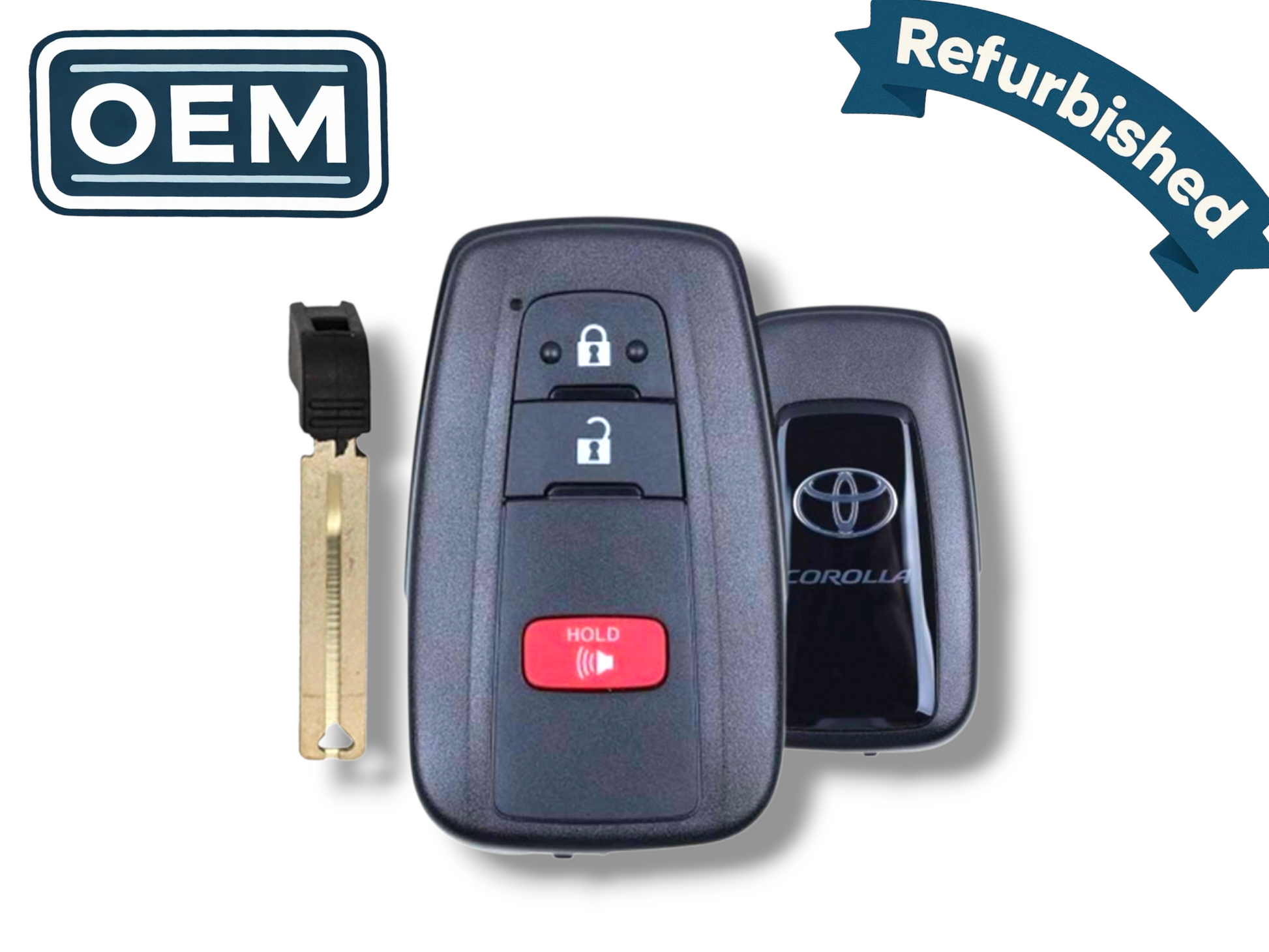 19-22 Toyota Corolla Smart Key 4-Button PN: 8990H-12180 / HYQ14FBN (OEM Refurb)