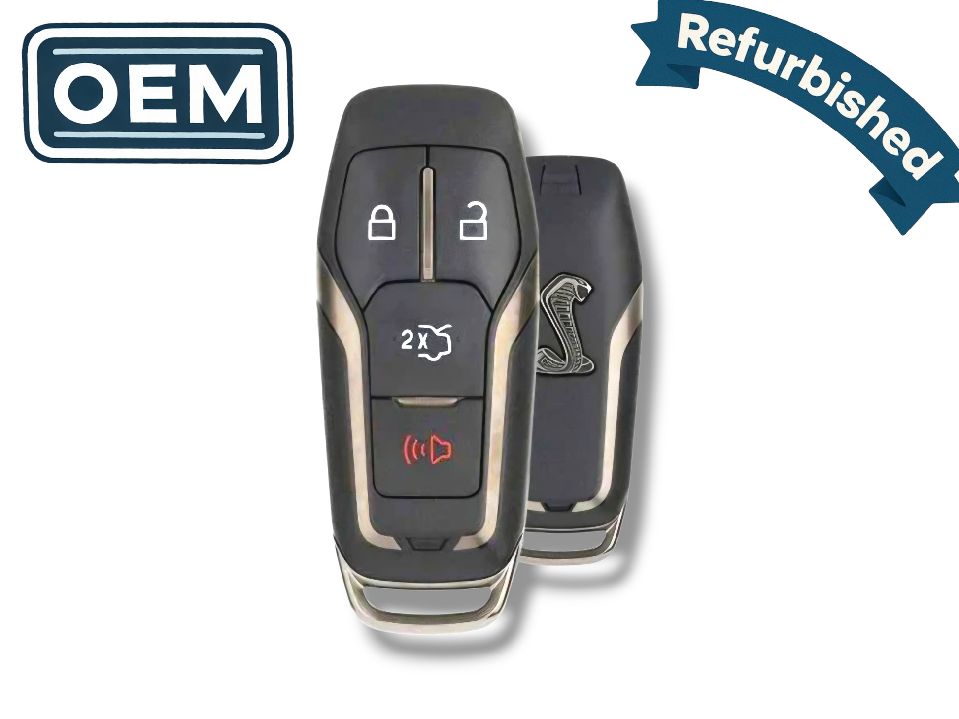 15-17 Ford Mustang Smart Key 4-Button PN: 164-R8143 / M3N-A2C31243800 (OEM Refurb)