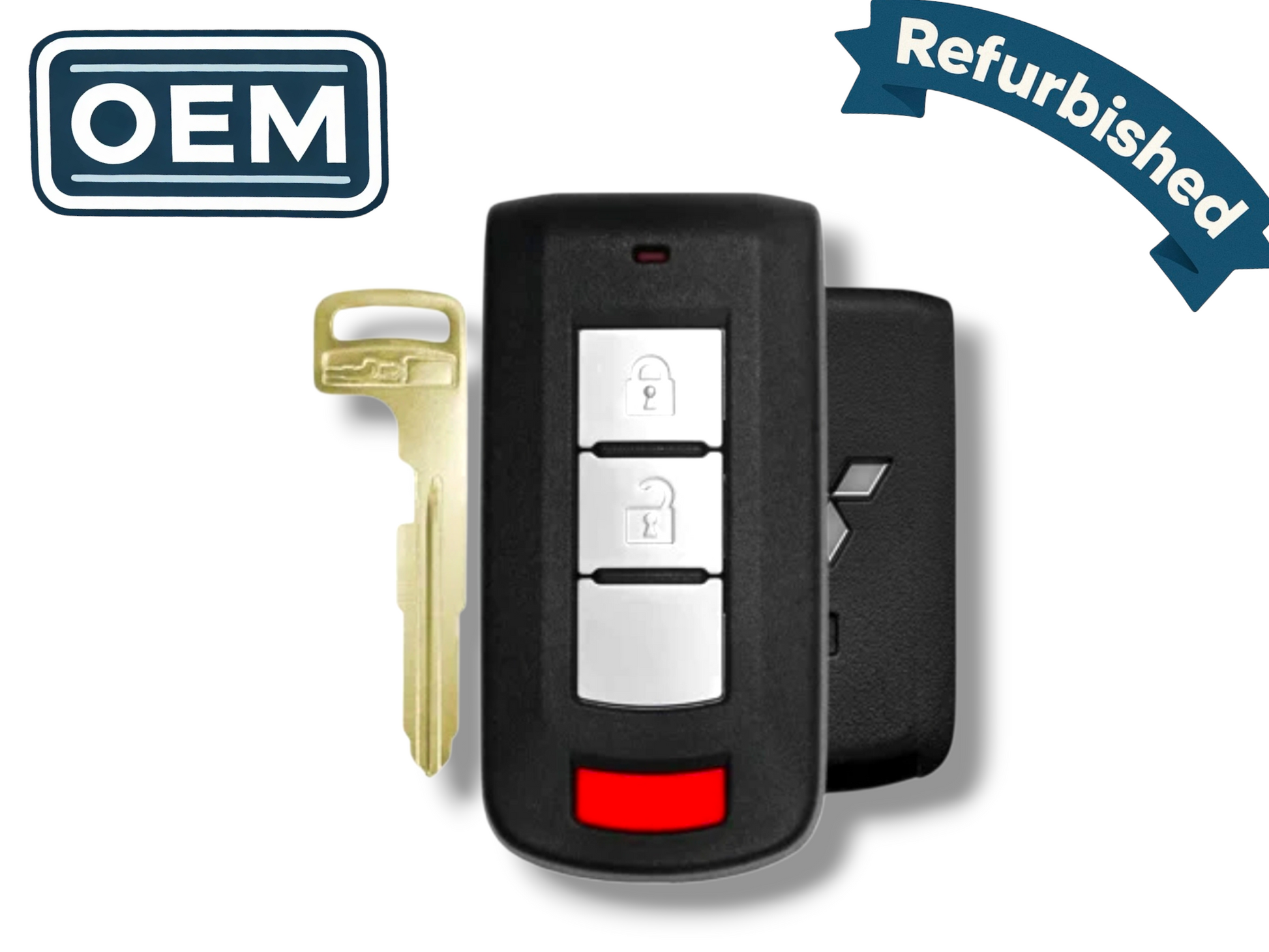 08-21 Mitsubishi Smart Key 3-Button PN: 8637A316 / OUC644M-KEY-N (OEM Refurb)