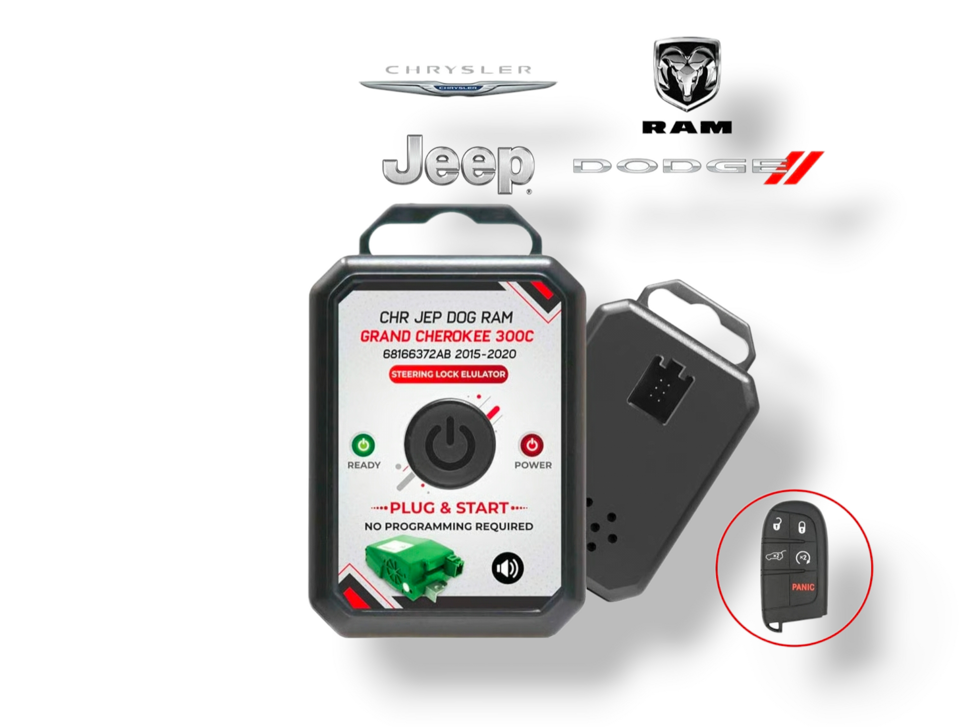 MK3 - 11-21 Jeep Chrysler Steering Lock Emulator Simulator