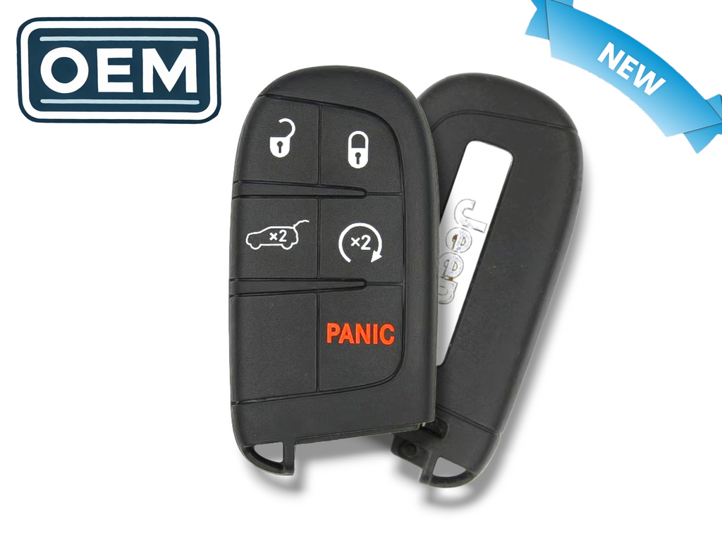 17-25 Jeep Compass Smart Key 5-Button PN: 68250343AB / M3N-40821302 (OEM)