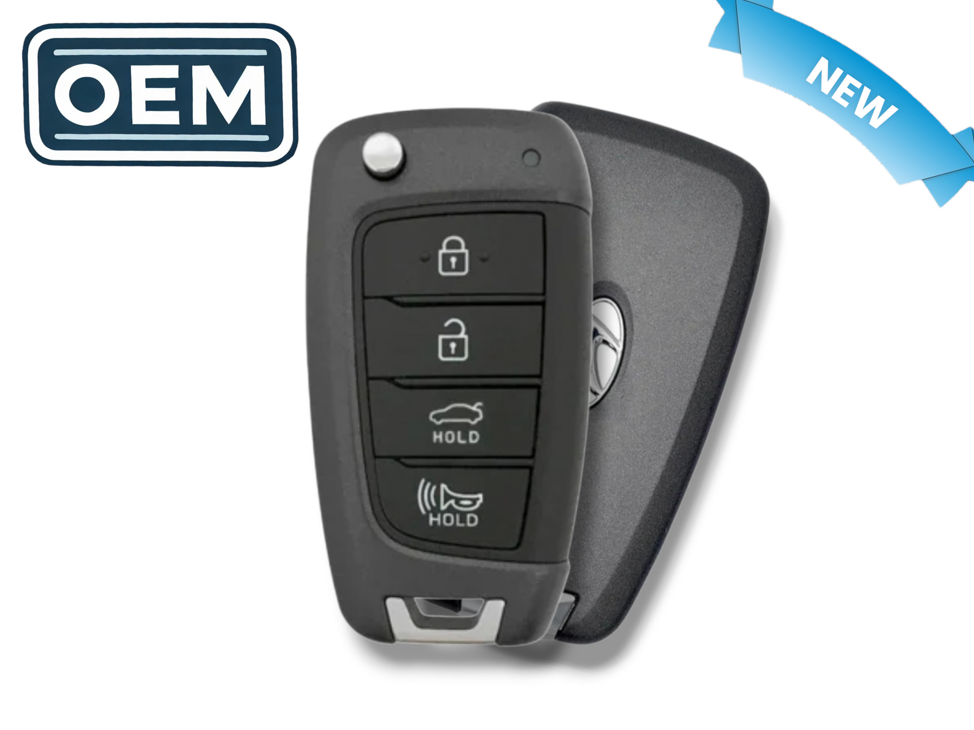 18-21 Hyundai Accent Flip Key 4-Button PN: 95430-J0700 / NYOSYEC4TX1707 (OEM)