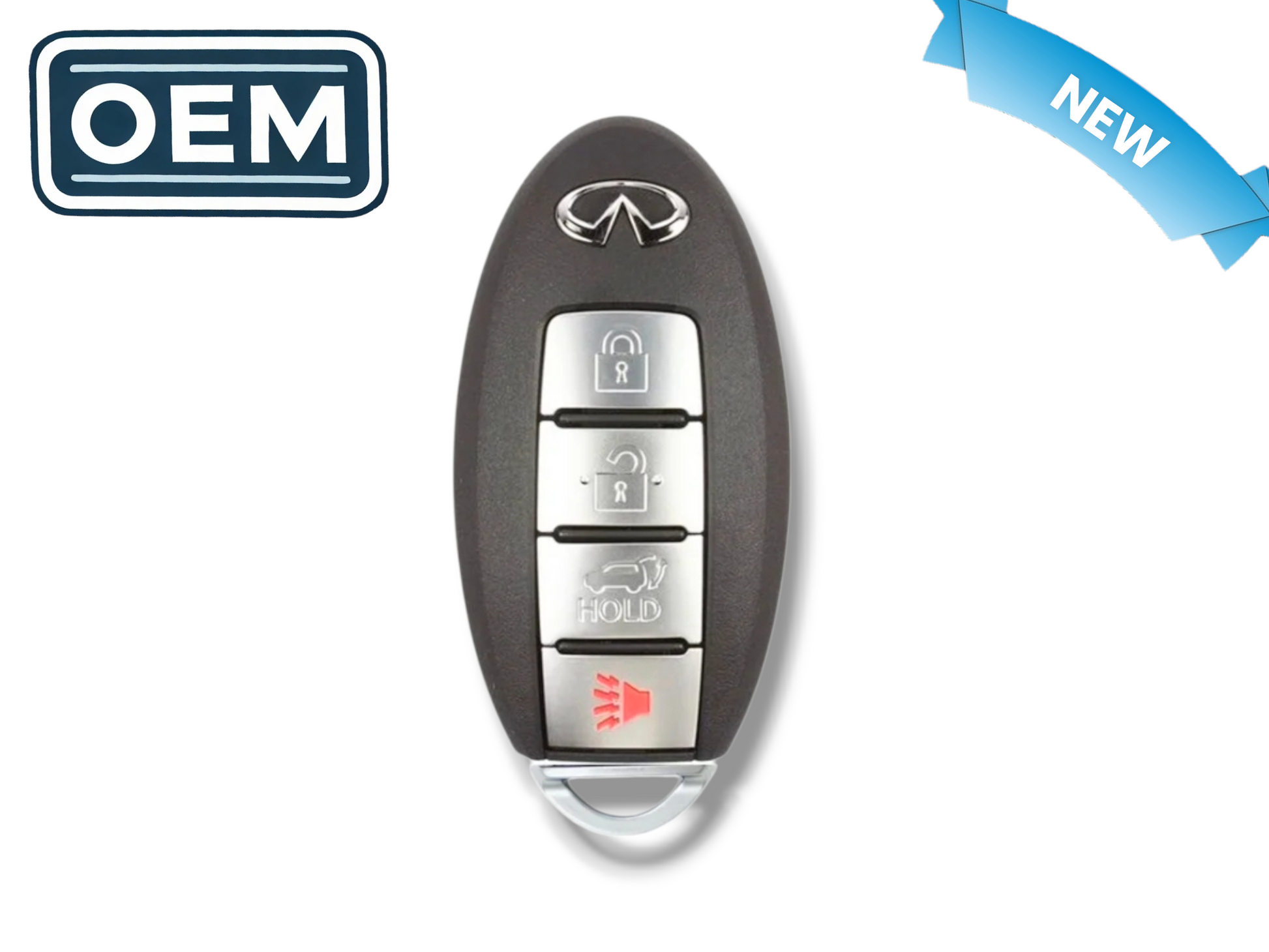 08-10 Infiniti QX56 Smart Key 4-Button PN: 285E3-ZQ30B / CWTWBU624 (OEM)