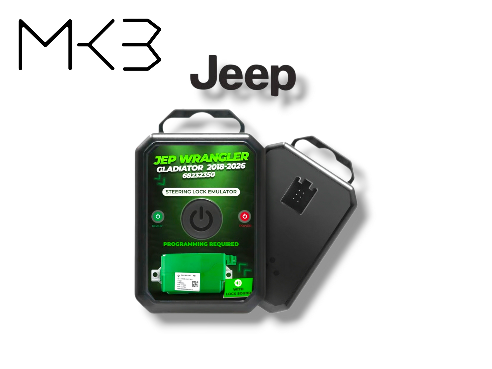 MK3 - 18-26 Jeep Wrangler Gladiator Steering Lock Emulator