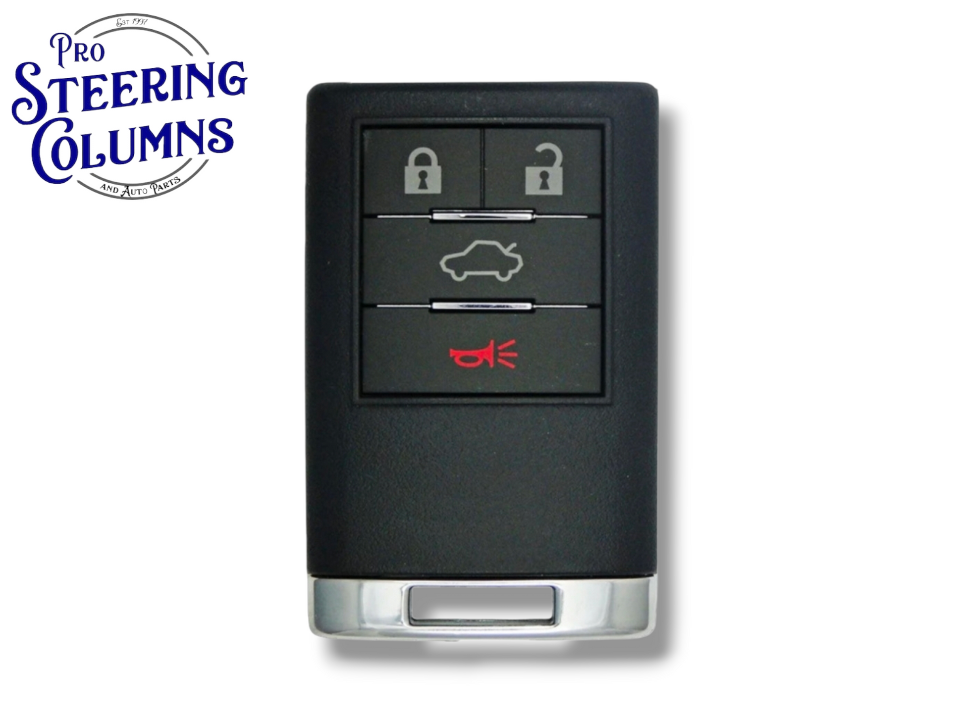 08-13 Cadillac Keyless Entry Remote 4-Button PN: 22889449 / OUC6000066 (Aftermarket)