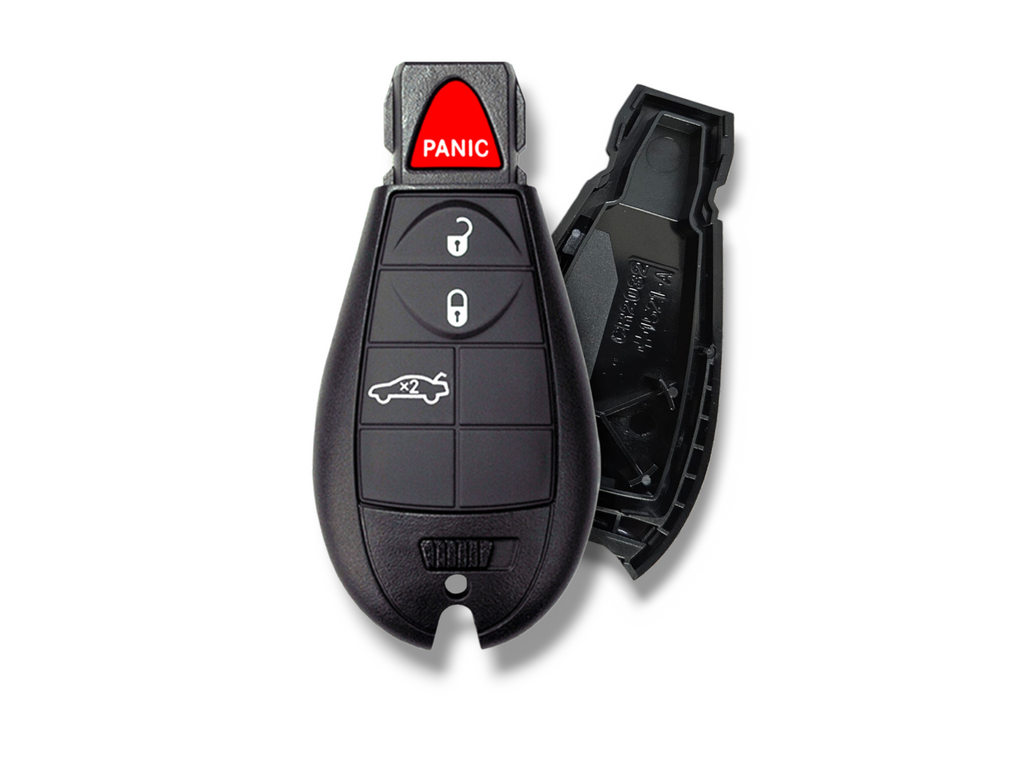 09-13 Chrysler Dodge Jeep Fobik Key SHELL 4-Button PN: 56046695 / IYZ-C01C (Aftermarket)
