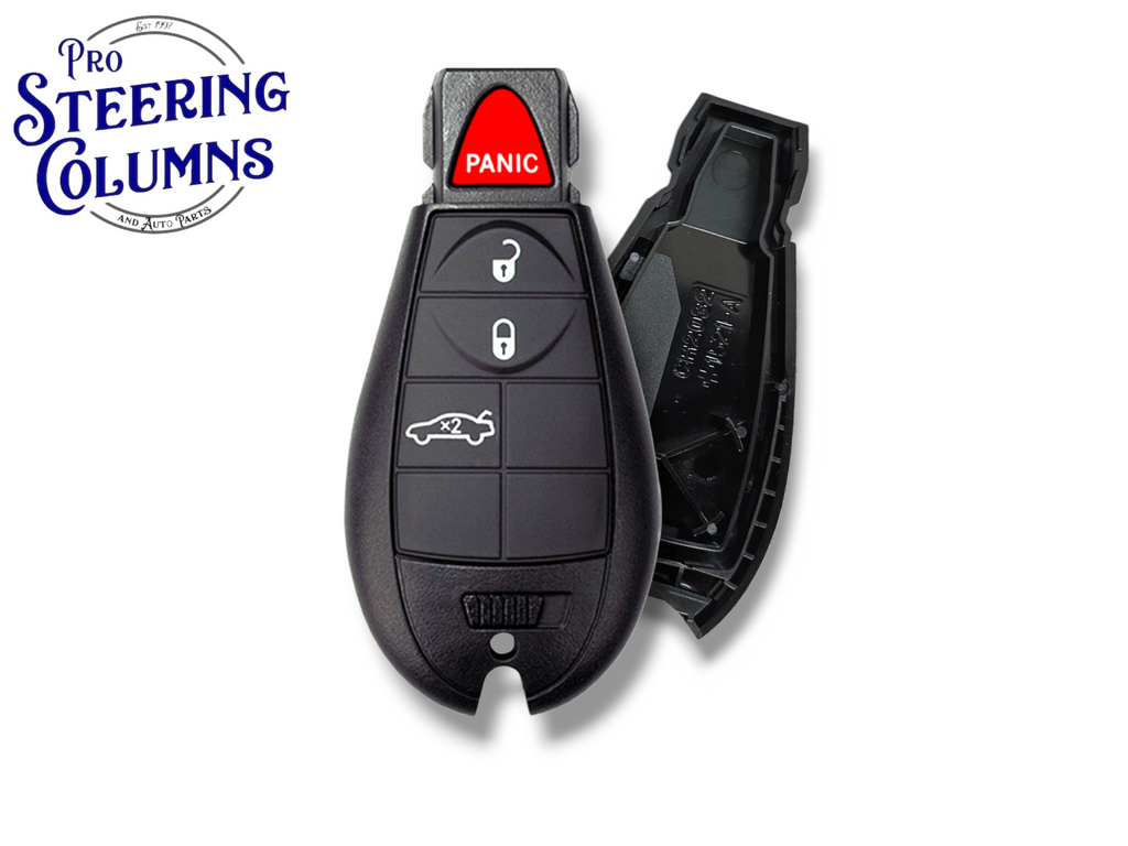 09-13 Chrysler Dodge Jeep Fobik Key SHELL 4-Button PN: 56046695 / IYZ-C01C (Aftermarket)