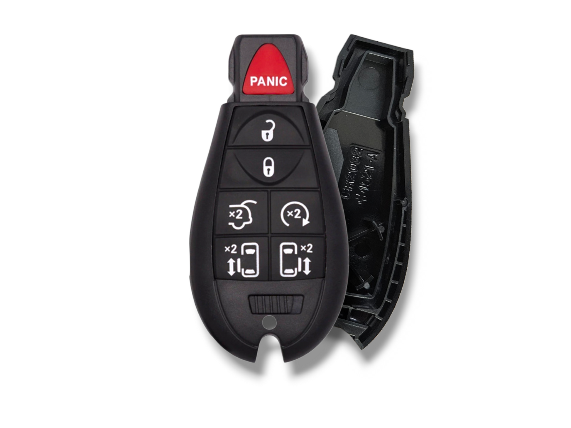 09-19 Chrysler Dodge VW Fobik Key SHELL 7-Button PN: 68066869AA / IYZ-C01C (Aftermarket)