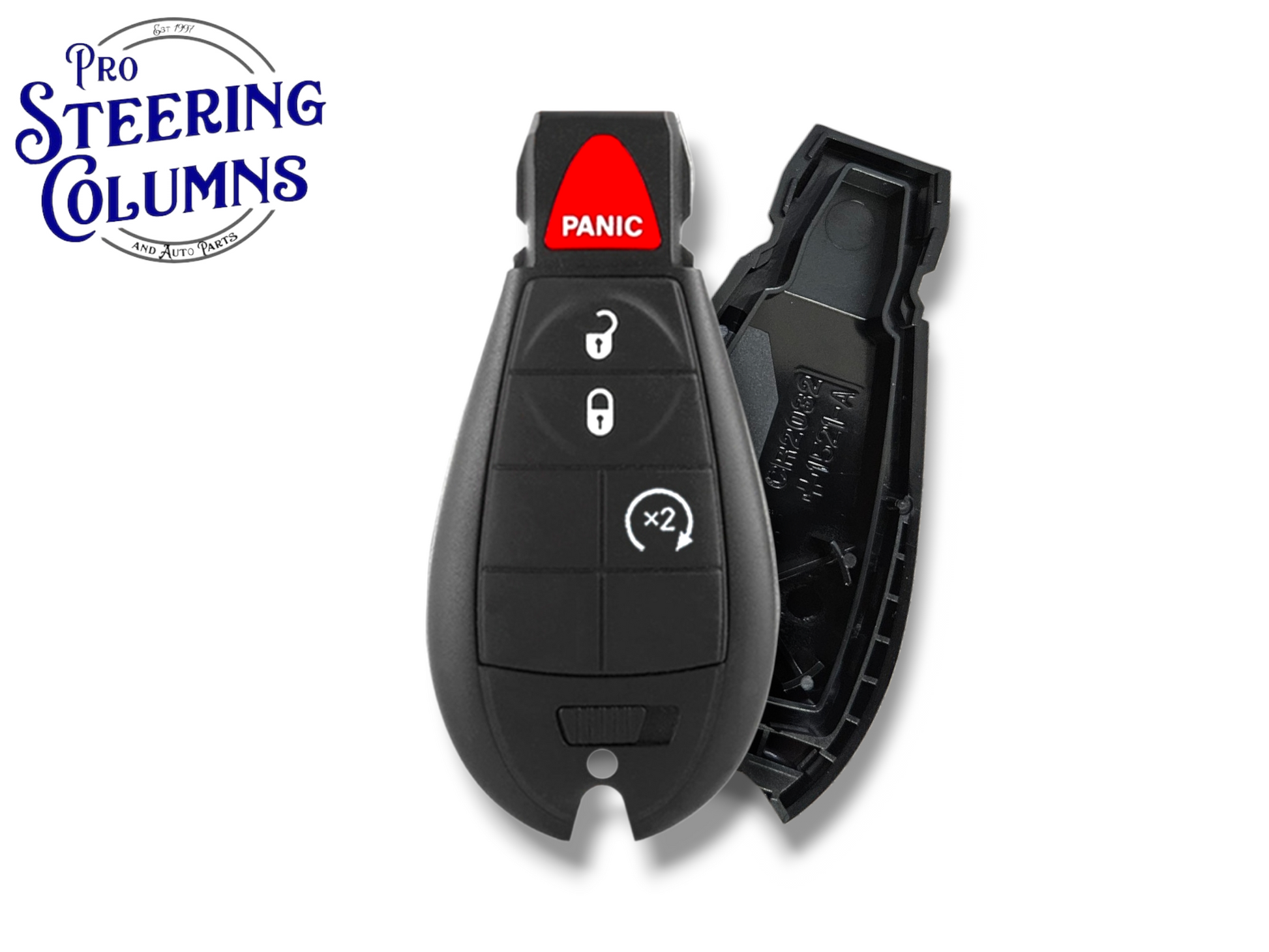 08-14 Chrysler Dodge Jeep Fobik Key SHELL 4-Button PN: 05026378 / IYZ-C01C (Aftermarket)