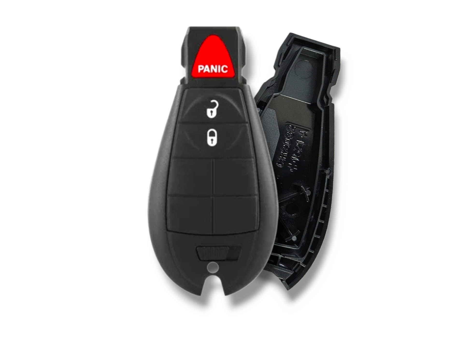 08-14 Chrysler Dodge Jeep VW Fobik Key SHELL 3-Button PN: 68066670 / IYZ-C01C (Aftermarket)