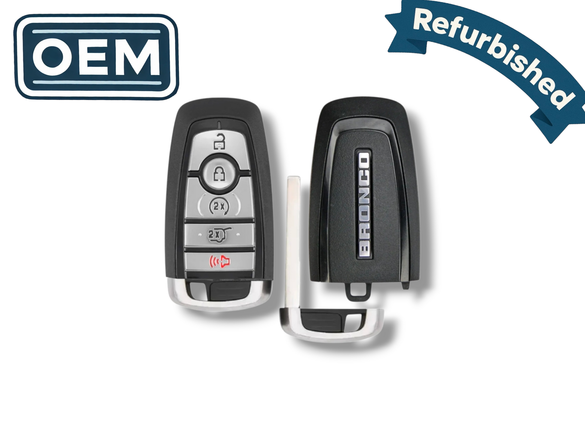 21-23 Ford Bronco Smart Key 5-Button PN: 164-R8288 / M3N-A2C931426 (OEM Refurb)