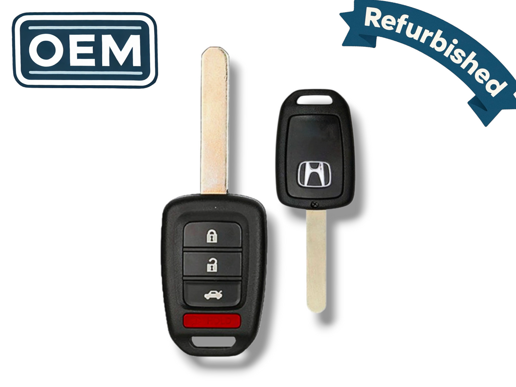 13-15 Honda Remote Head Key 4-Button PN: 35118-T2A-A20 / MLBHLIK6-1T (OEM Refurb)