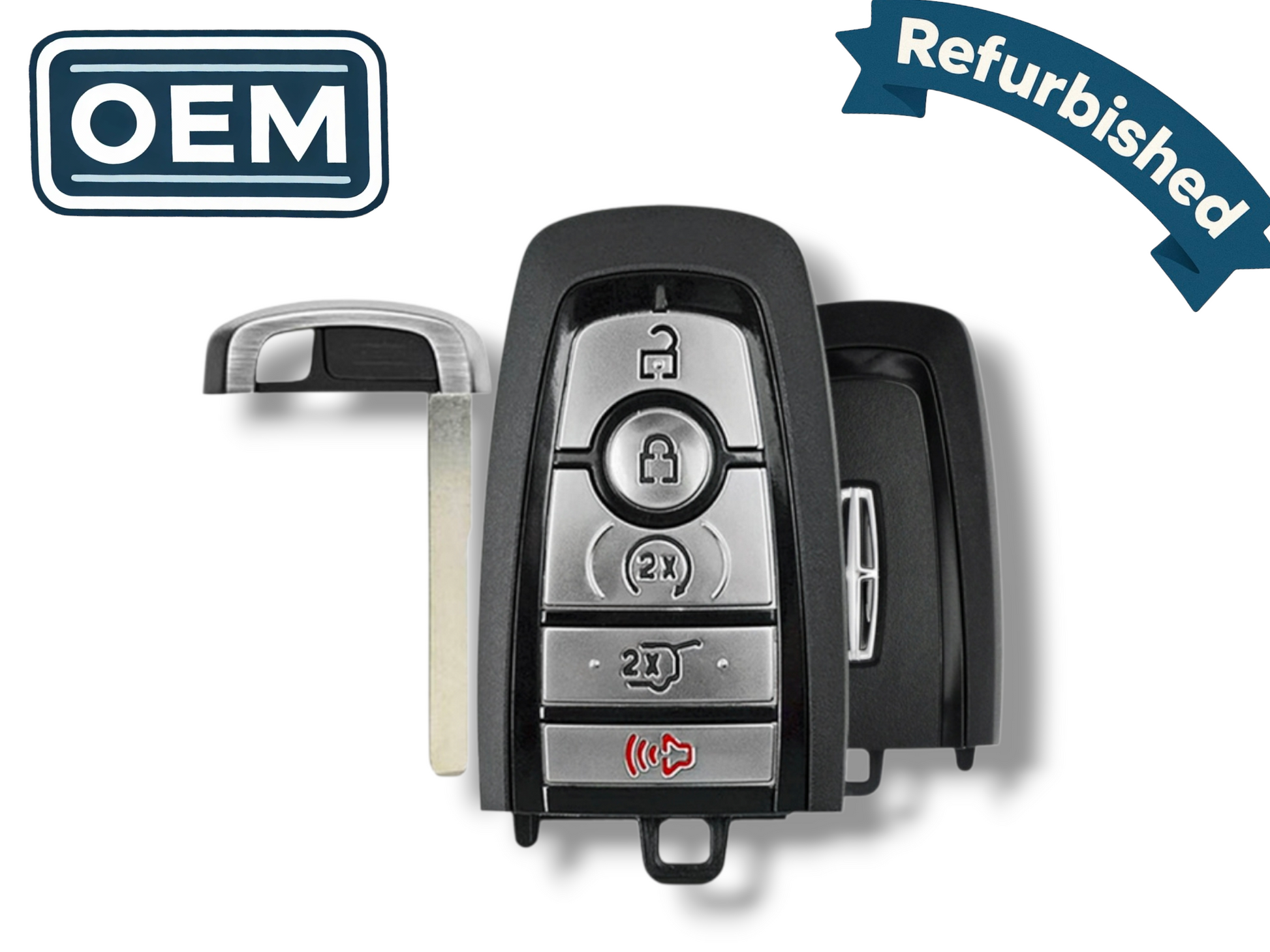 20-25 Lincoln Smart Key 5-Button PN: 164-R8278 / M3N-A2C931426 (OEM Refurb)