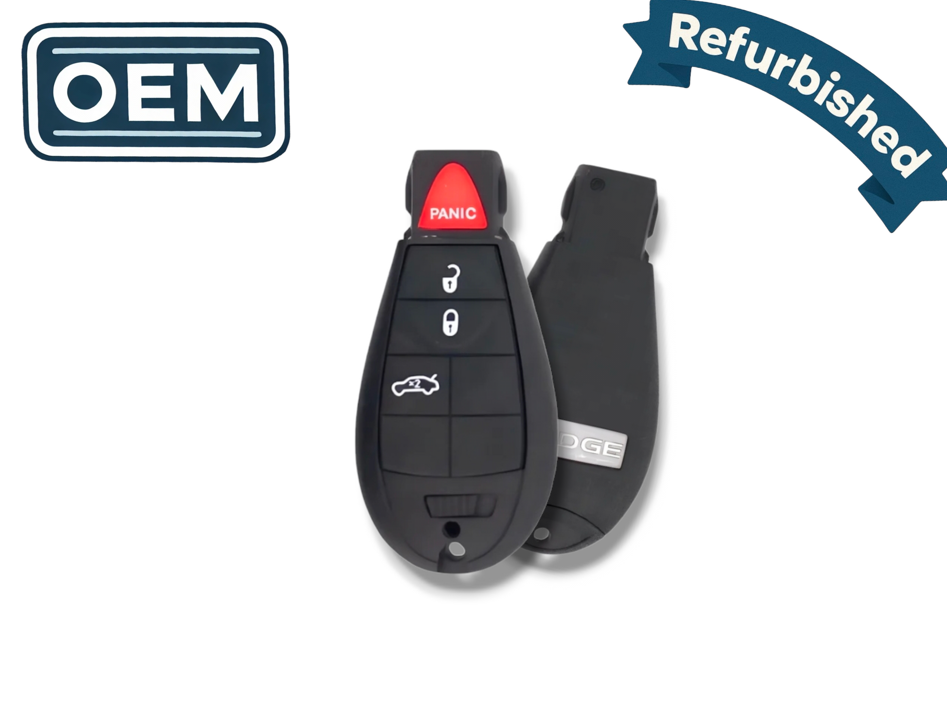 12-16 Dodge Dart Smart Key 4-Button PN: 56046771AA / M3N-32297100 (OEM Refurb)