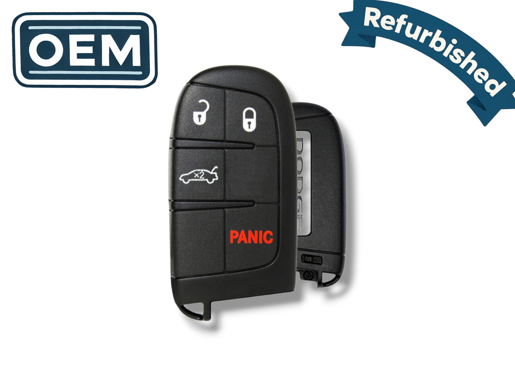 11-21 Dodge Charger Dart Smart Key 4-Button PN: 68051387AC / M3N-40821302 (OEM Refurb)