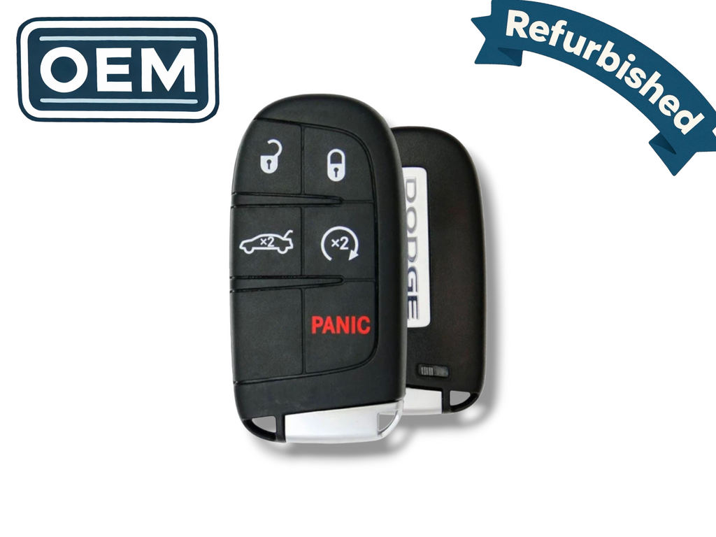 11-18 Dodge Charger Smart Key 5-Button PN: 5026676AH / M3N-40821302 (OEM Refurb)