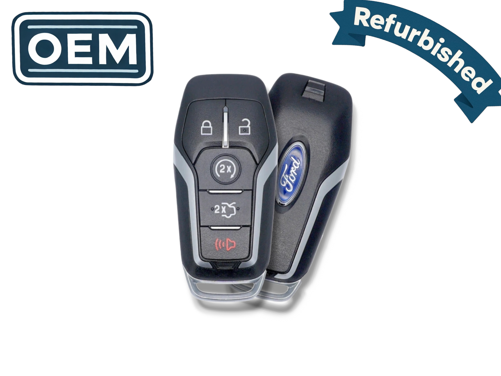 13-17 Ford Smart Key 5-Button PN: 164-R7989 / M3N-A2C31243300 (OEM Refurb)