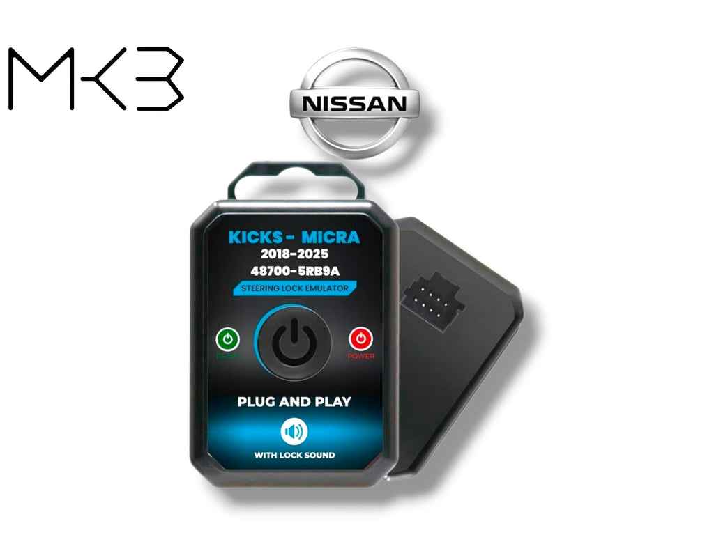 MK3 - Nissan Kicks Micra Steering Lock Emulator Simulator PN: 48700-5RB9A