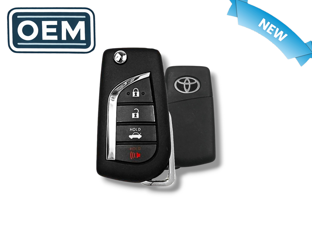 18-25 Toyota Camry Corolla Flip Key 4-Button PN: 89070-06790 / HYQ12BFB (OEM)
