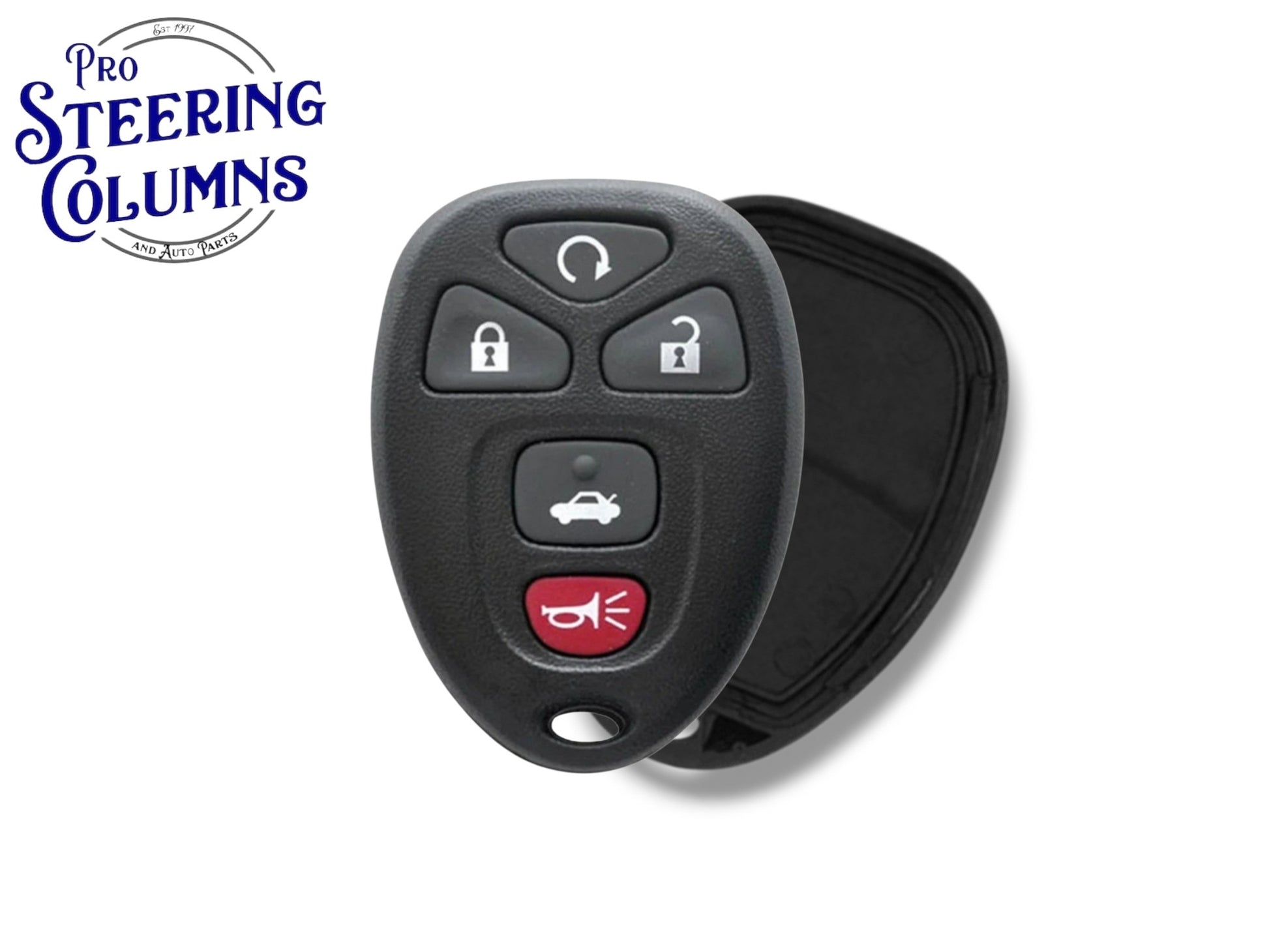 06-13 GM Keyless Entry Remote SHELL 5-Button PN: 20935331 / OUC60270 (Aftermarket)