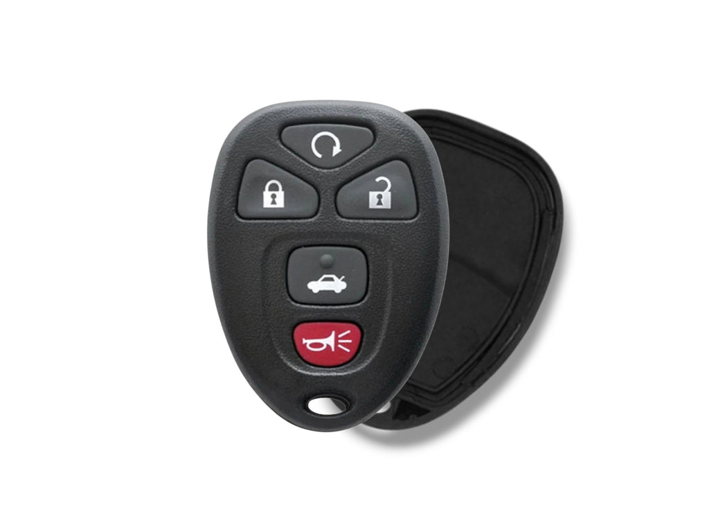 06-13 GM Keyless Entry Remote SHELL 5-Button PN: 20935331 / OUC60270 (Aftermarket)