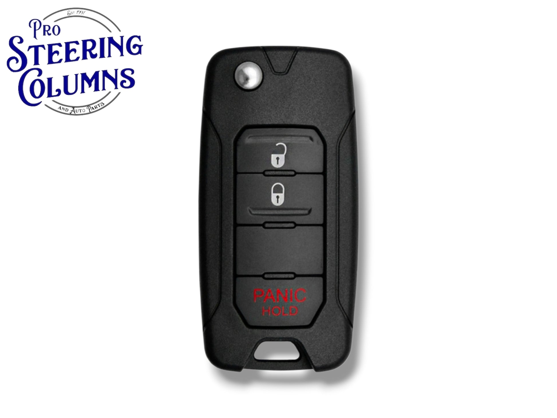 15-19 Jeep Fiat Renegade Flip Key 3-Button PN: 65YK41LXHAA / 2ADFTFI5AM433TX (Aftermarket)