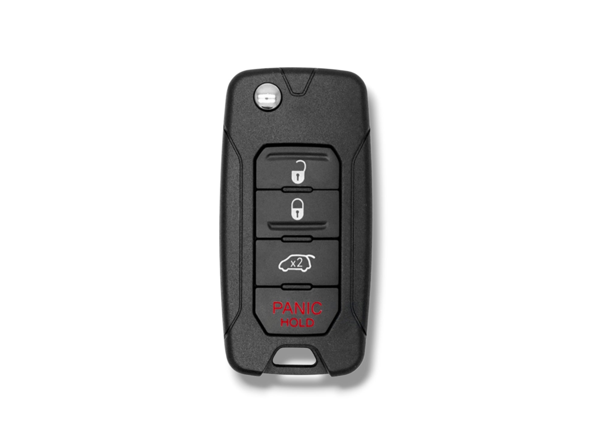 16-21 Jeep Fiat Flip Key 4-Button PN: 65YK41LXHAA / 2ADFTFI5AM433TX (Aftermarket)