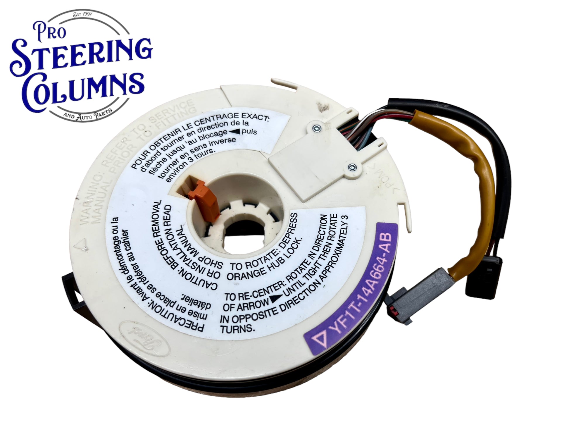 2000-2001 Taurus Sable Air Bag Clock Spring With Cruise Used OEM YF1Z-14A664-AA
