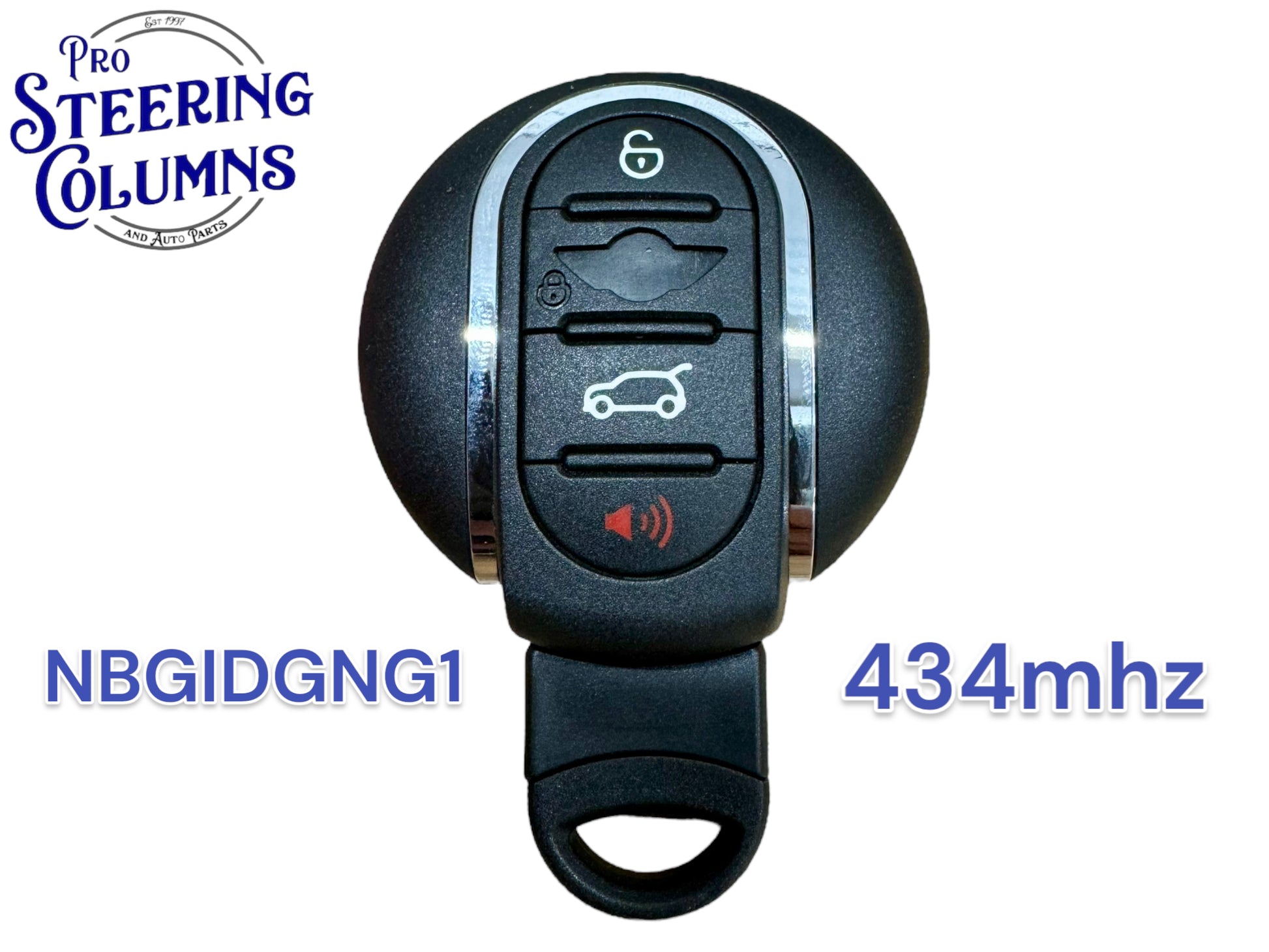 2014-2018 Mini Cooper Smart Key 4-Button NBGIDGNG1 / 9345896-01 434mhz New Aftermarket