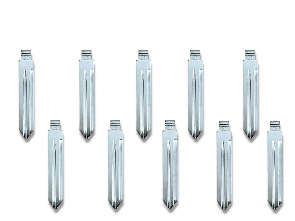 10x Xhorse Keydiy Universal Flip Key Remote Key Blades Nissan DA34 NSN14