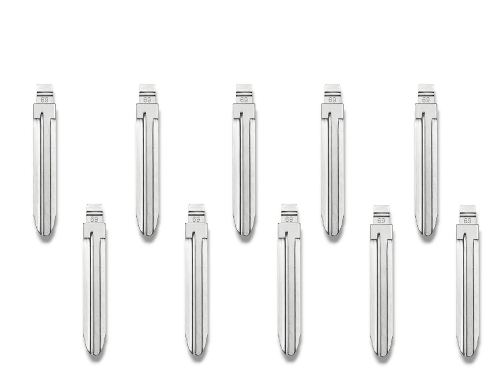 10x Xhorse Keydiy Universal Flip Key Remote Key Blades GM B110 TOY43R